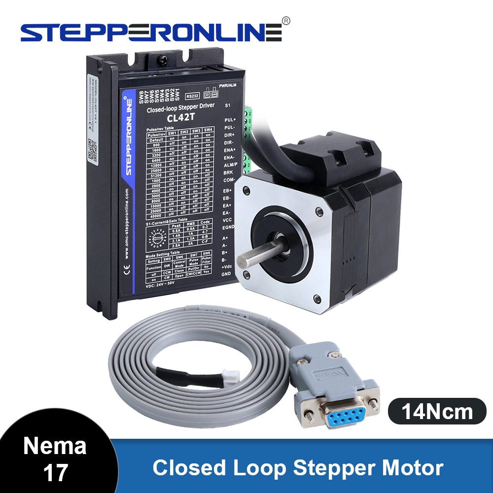 Closed Loop Stepper Motor Nema 17 - STEPPERONLINE Nema 17 Closed Loop Stepper
