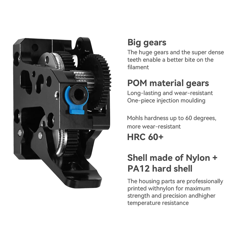 HGX LITE Dual Gear Hard Steel  - Direct Drive Dual Gear Extruder High Speed review and price