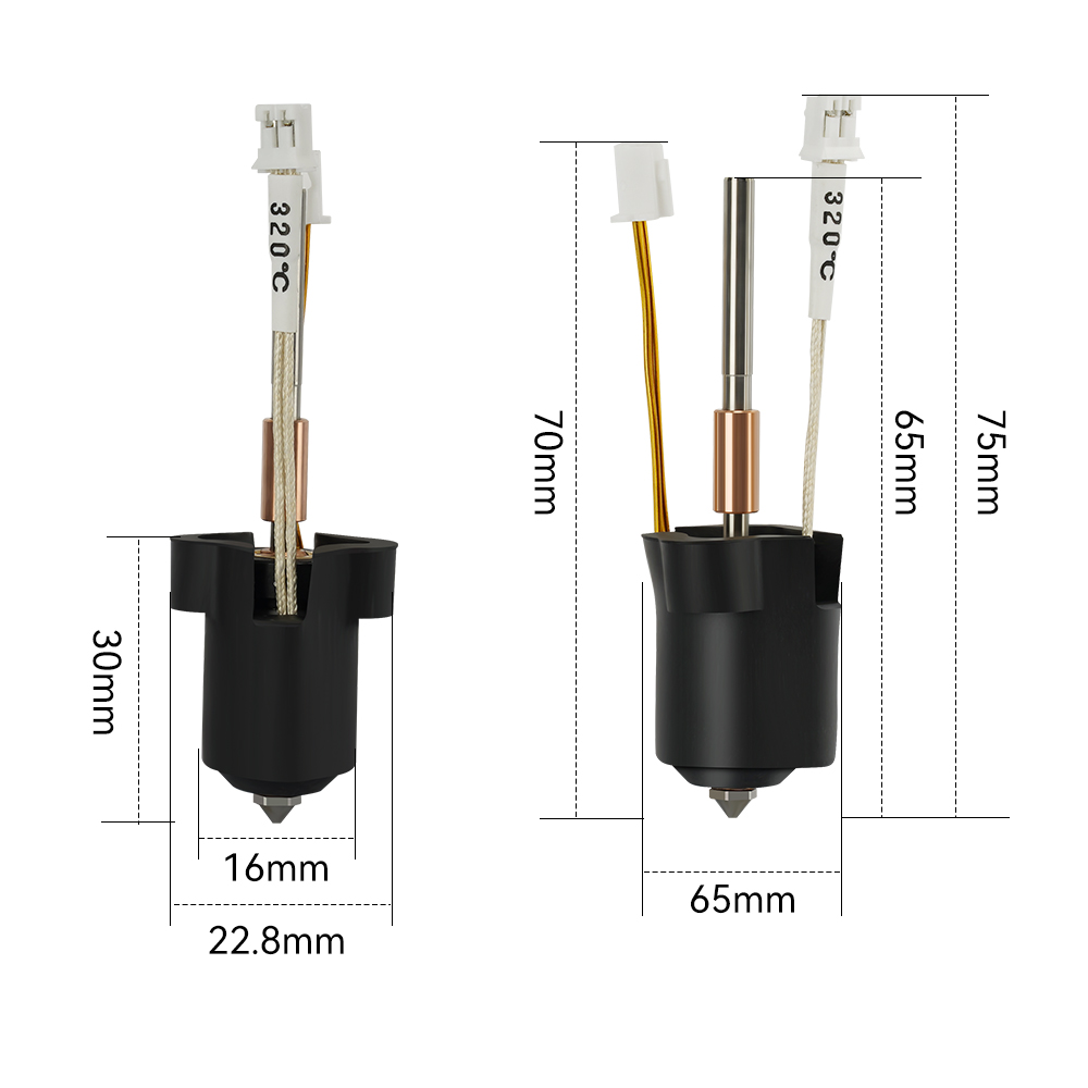 For Creality K1/K1C/K1 Max Hot - High Flow Ceramic Hotend review and price