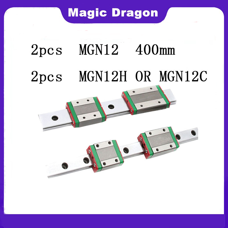 Magic Dragon 2PCS 12mm Linear  - Linear Rail Mgn12H Set review and price