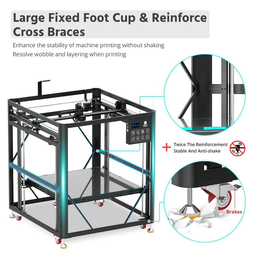 NEWEST Tronxy VEHO Series 600  - Corexy 3D Printer Kit review and price