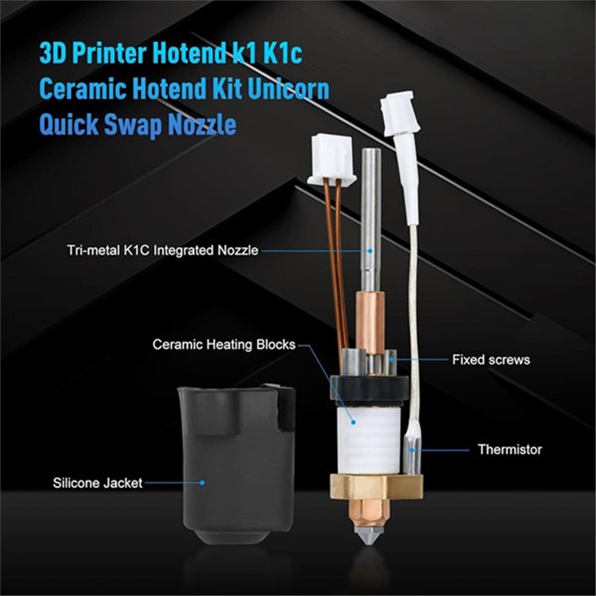 L70A For Creality K1C/K1MAX Ho - High Flow Ceramic Hotend review and price