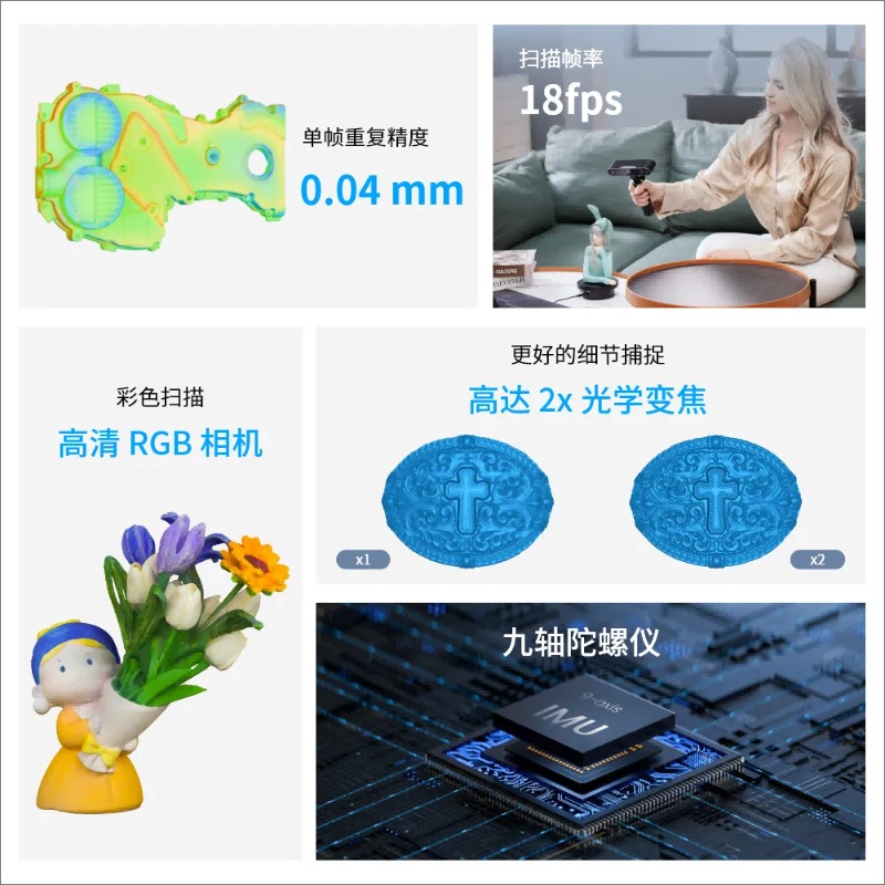 High-precision professional-gr - Handheld 3D Scanner High Precision review and price