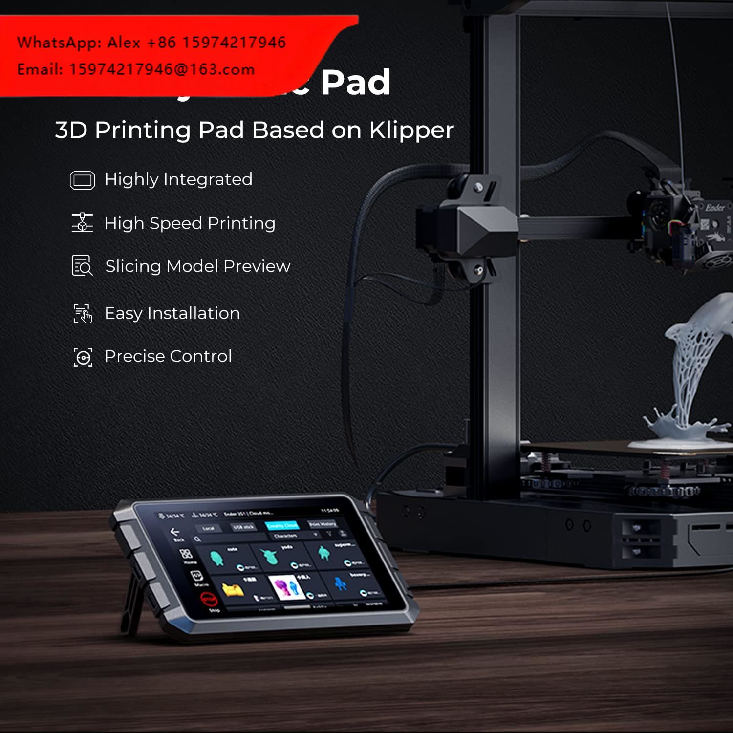 Creality Sonic Pad T800 7 Inch - Klipper Pad 7 Inch review and price