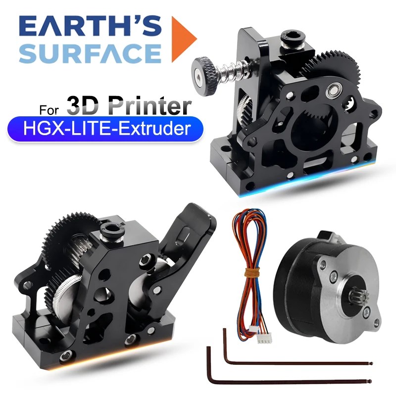 HGX LITE Dual Gear Hard Steel  - Direct Drive Dual Gear Extruder High Speed review and price